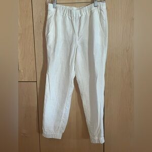 Linen J Crew jogger pants